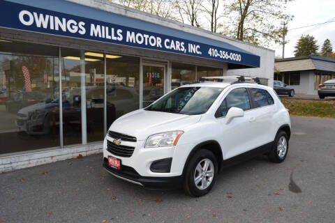 2016 Chevrolet Trax for sale at Owings Mills Motor Cars in Owings Mills MD